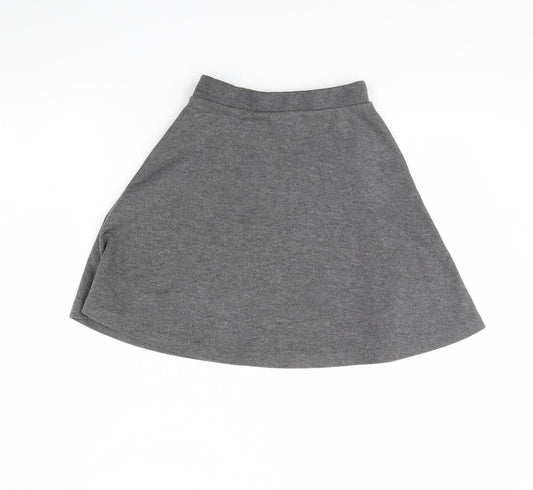 Back To School Girls Grey Flare Skirt Size 7 Years