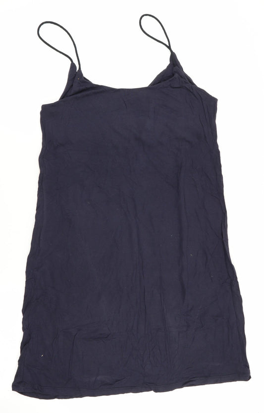 H&M Womens Blue Solid Dress Size 6