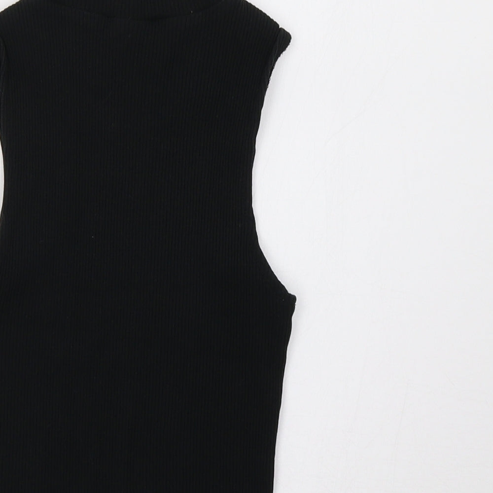 H&M Womens Black Basic T-Shirt Size S