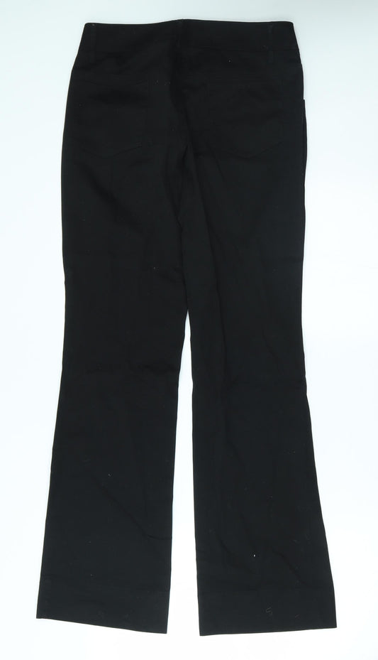 Flashlights Womens Black Trousers Size 12 L32 in