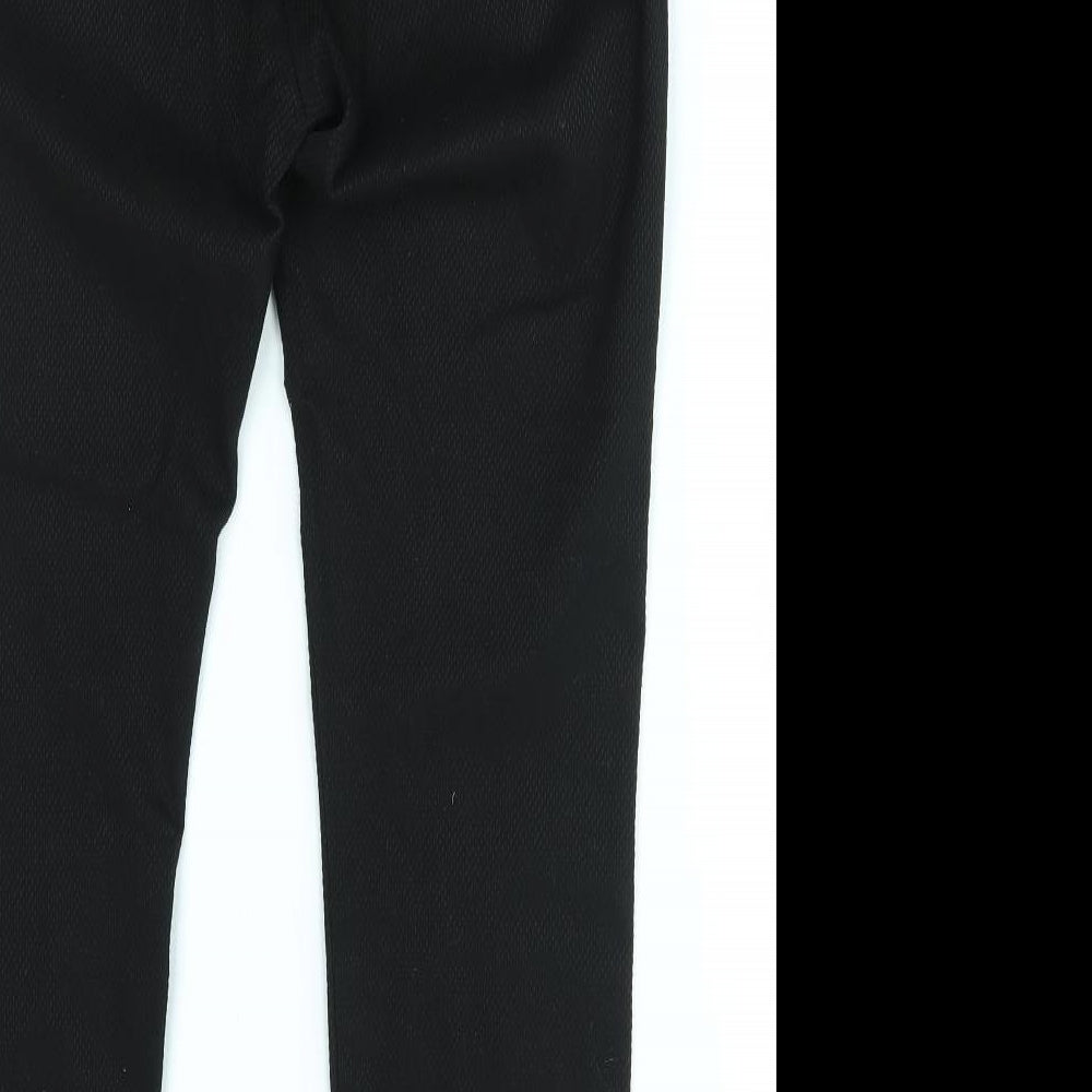 Preworn Womens Black Trousers Size 36 in L25 in