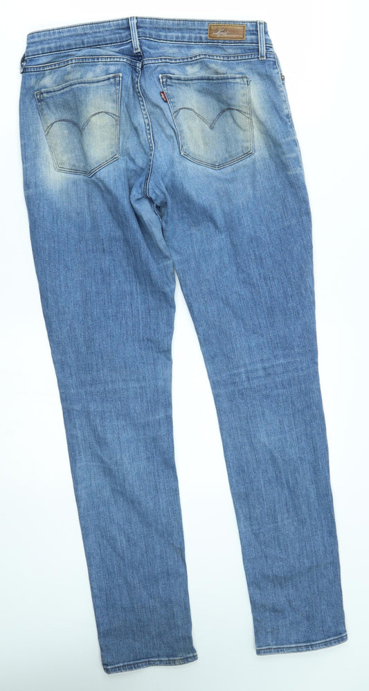 louis Womens Blue Skinny Jeans Size 29 in L30 in - demi curve