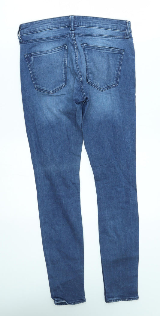 Zara Womens Blue Skinny Jeans Size 28 in L28 in