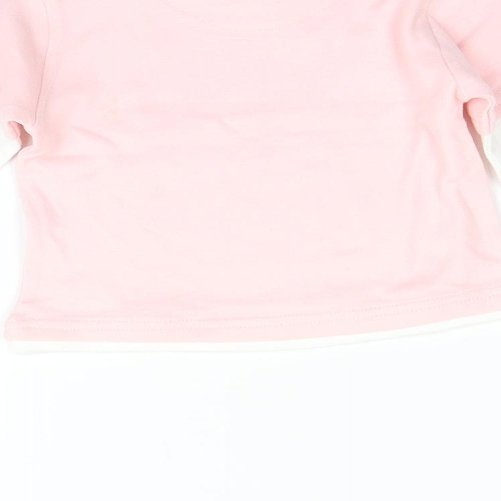 babybugz Baby Pink Basic T-Shirt Size 12-18 Months