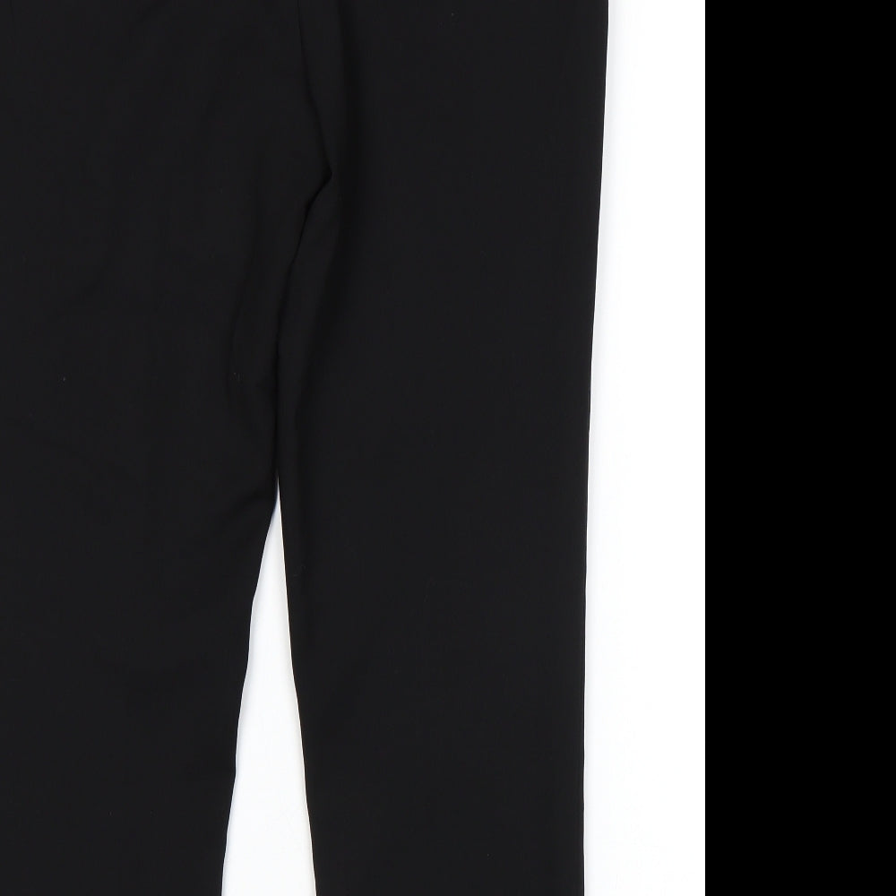 Preworn Womens Black Trousers Size 32 in L26 in