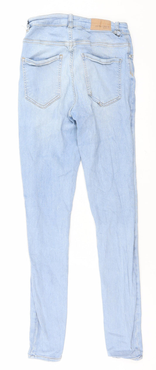 Gina Tricot Womens Blue Skinny Jeans Size M L27 in