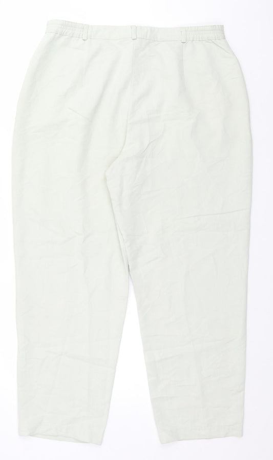 Blanche Womens Beige Trousers Size 22 L23 in