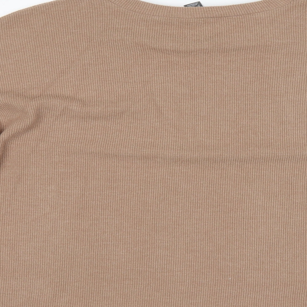 Primark Womens Beige Pullover Jumper Size 12