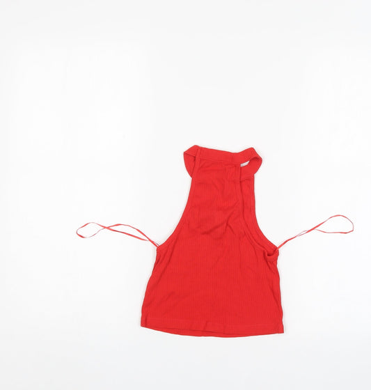 Select Womens Red Basic Tank Size 6