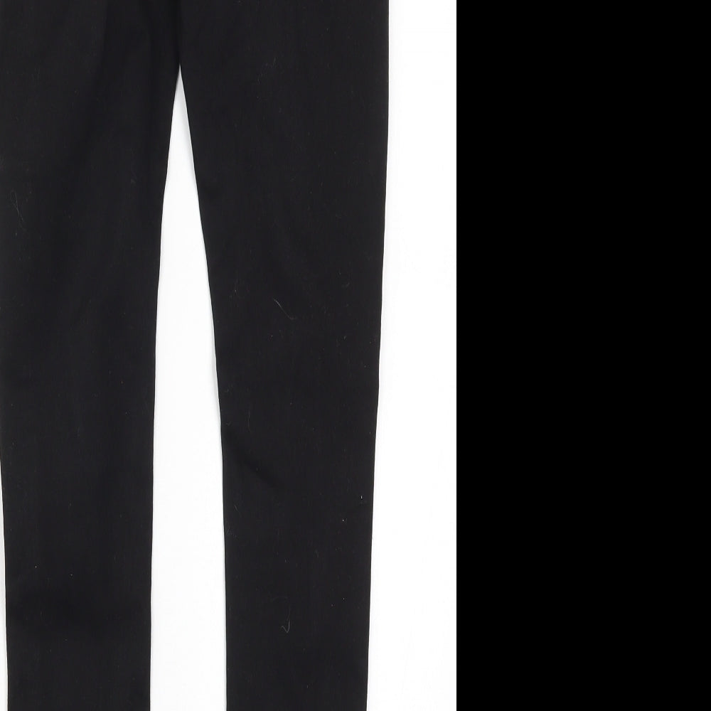 The Rocking Rev Womens Black Denim Skinny Jeans Size 26 in L28 in