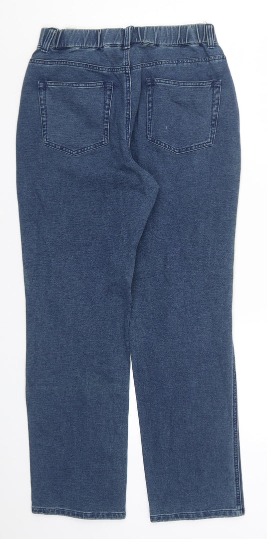 Quechua Womens Blue Denim Straight Jeans Size XS L27.5 in