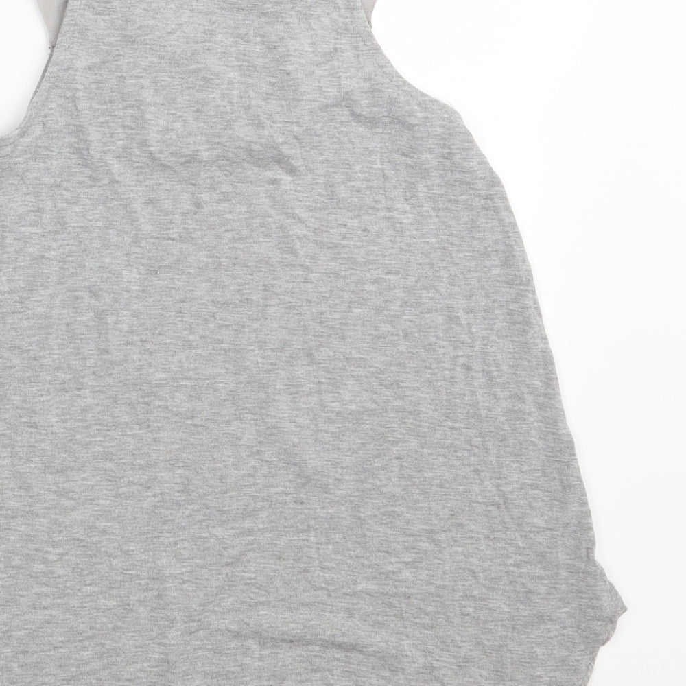 M&S Girls Grey Basic Tank Size 10 Years