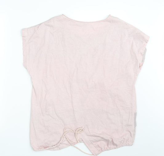New Collection Womens Pink Basic T-Shirt One Size