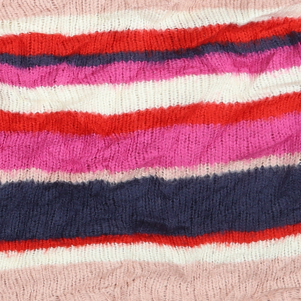 George Womens Multicoloured Striped Pullover Jumper Size 12