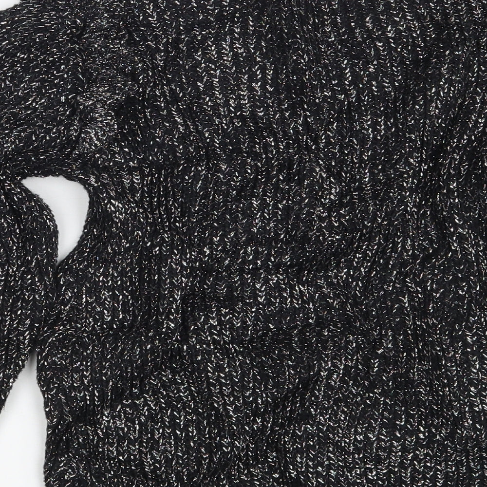 M&S Girls Black Pullover Jumper Size 12-13 Years