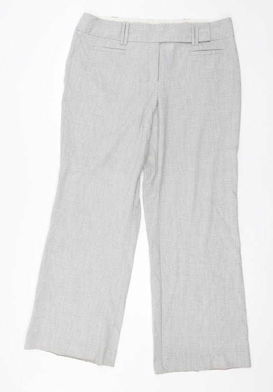 Worthington Womens Grey Trousers Size 16 L31 in