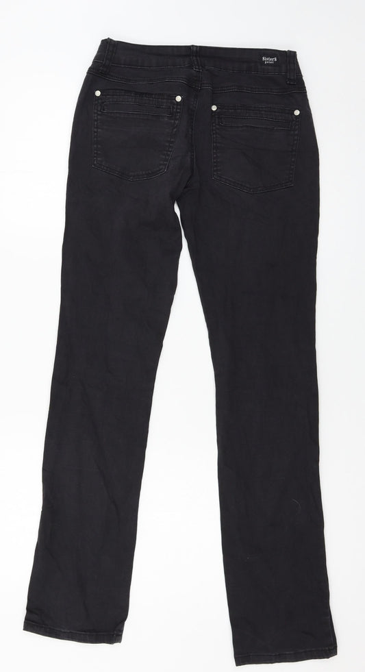 s.point Womens Black Denim Skinny Jeans Size 28 in L31 in