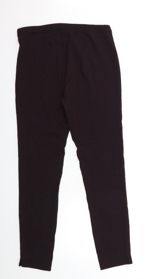 HORNBEK Womens Red Trousers Size 12 L30 in