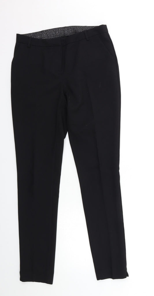 New Look Womens Black Trousers Size 8 L30 in
