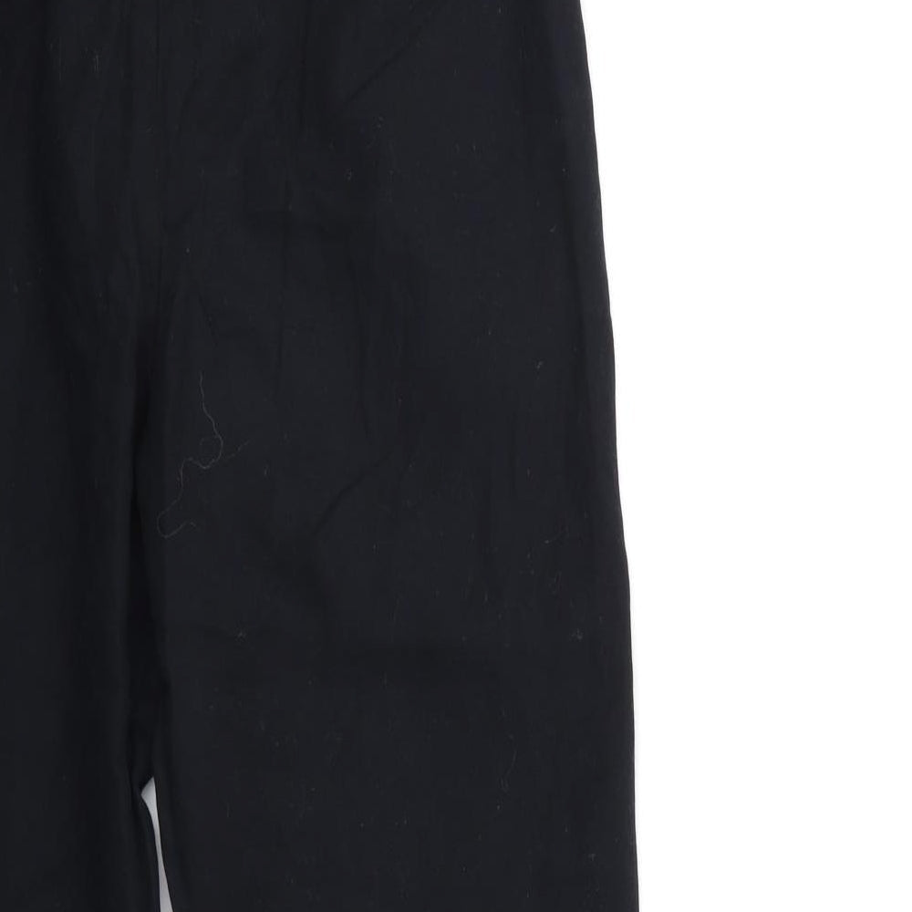 Marks and Spencer Womens Black Trousers Size 10 L24 in