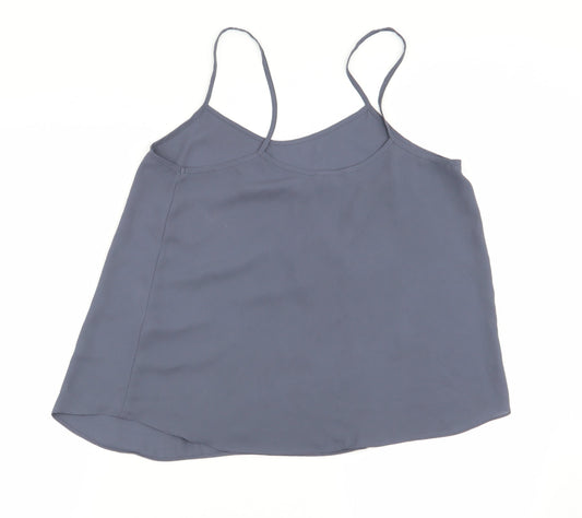 Topshop Womens Grey Basic Tank Size 10