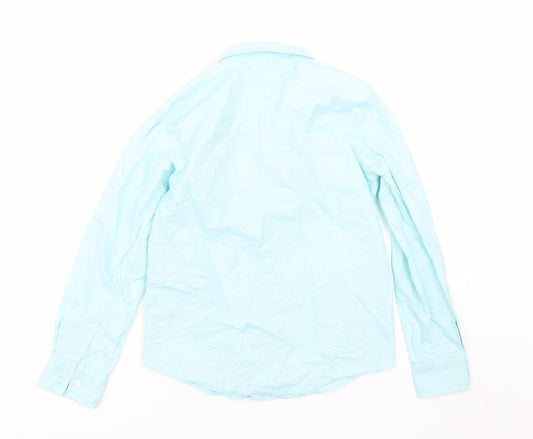 Matalan Boys Blue Basic Button-Up Size 9 Years