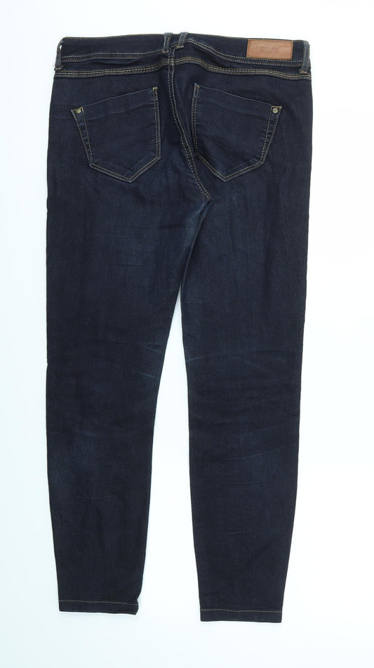 Preworn Womens Blue Straight Jeans Size 31 L28 in