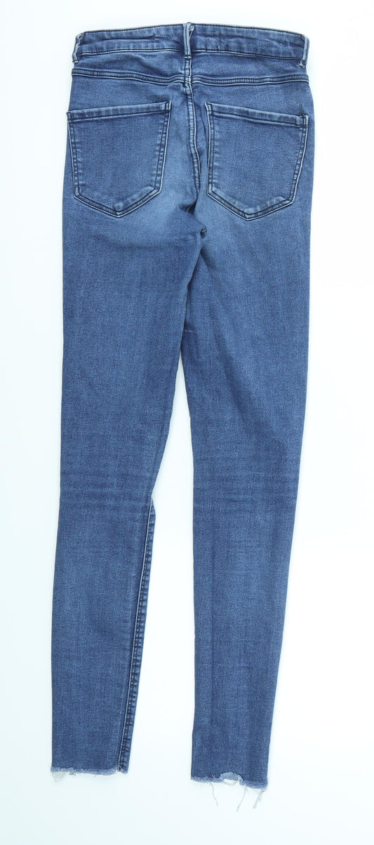 Preworn Womens Blue Skinny Jeans Size 26 in L28 in