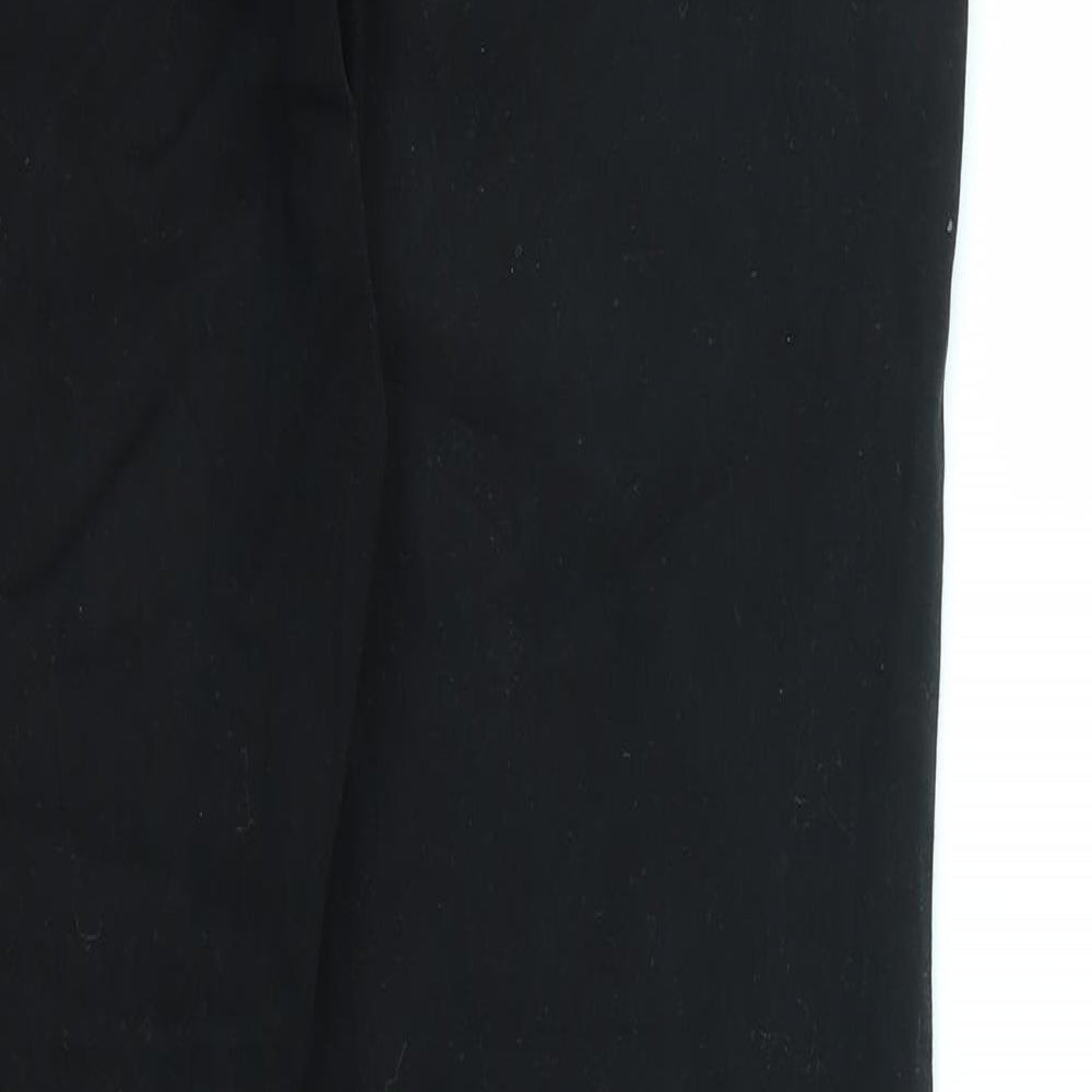 Preworn Womens Black Trousers Size 34 in L30 in