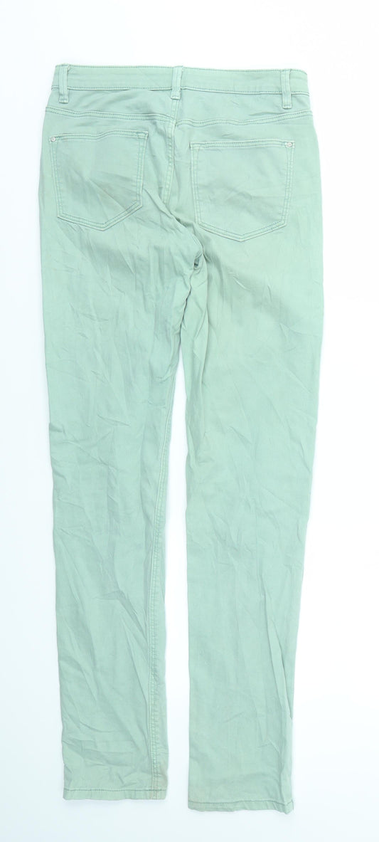 Preworn Womens Green Skinny Jeans Size 32 in L33 in