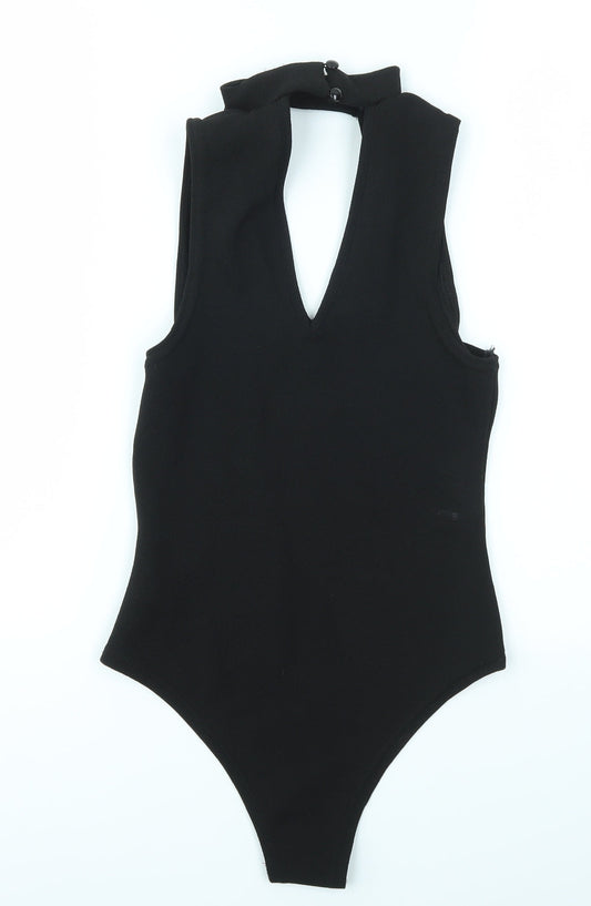 Primark Womens Black Bodysuit One-Piece Size 8