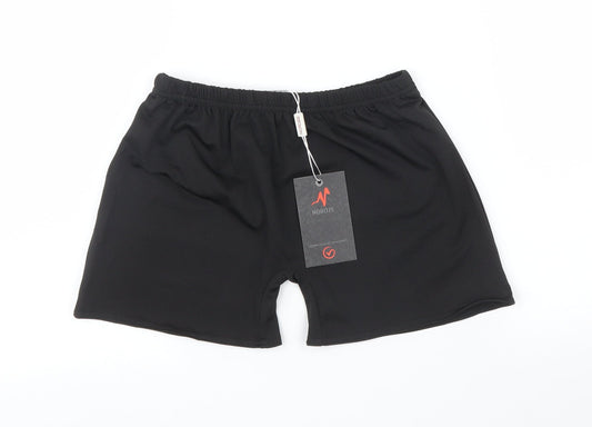 Noroze Boys Black Sweat Shorts Size 13 Years