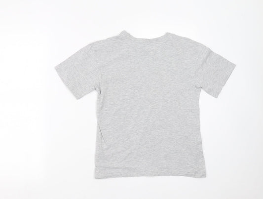 Very Boys Grey Basic T-Shirt Size 11 Years