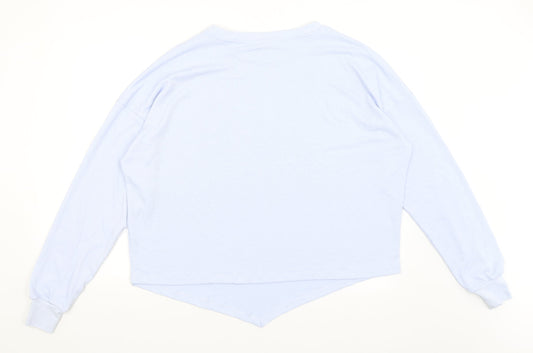 Angelle Womens Blue Pullover Jumper Size S