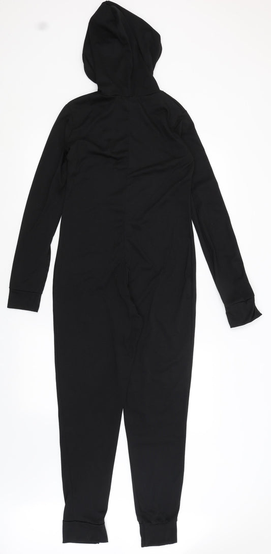 Pretty Little Thing Womens Black Solid Top One Piece Size 8