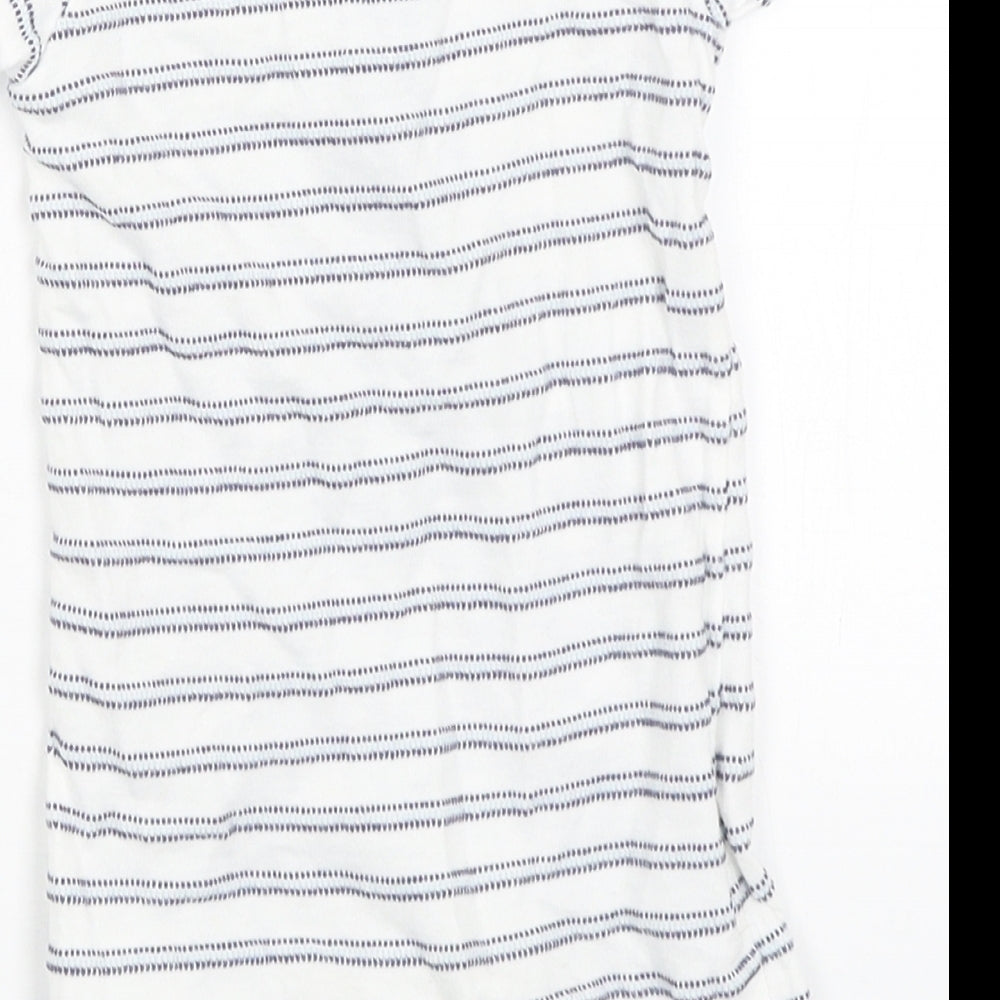 Matalan Baby White Striped Romper One-Piece Size 6-9 Months