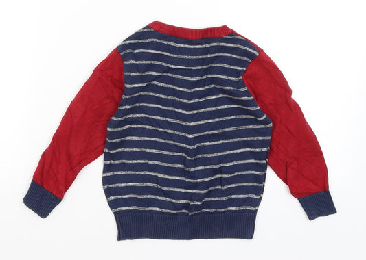 TU Baby Blue Striped Pullover Jumper Size 12-18 Months