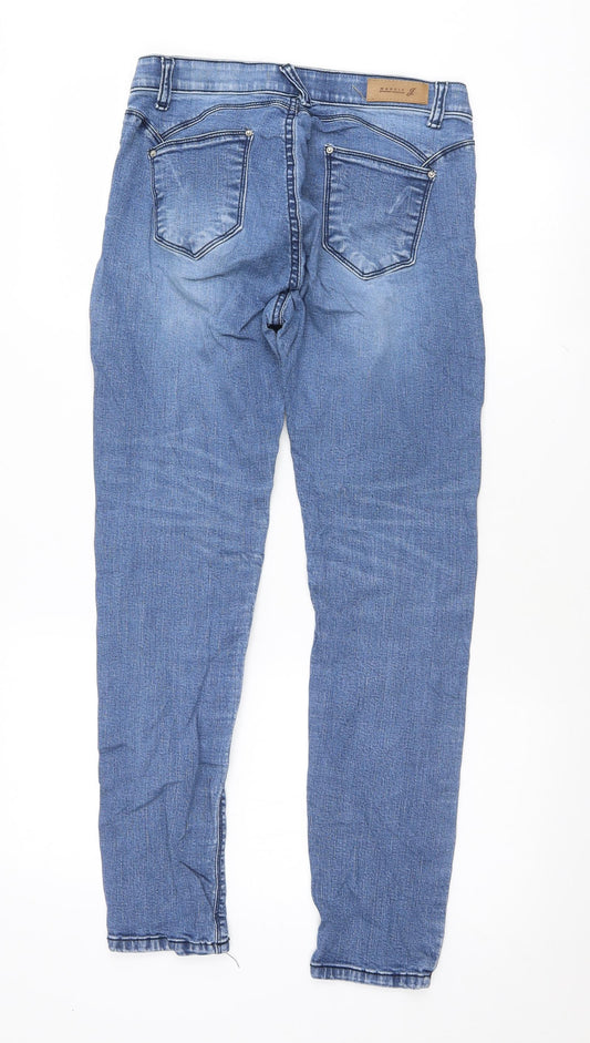 madfit Womens Blue Skinny Jeans Size L L27.5 in