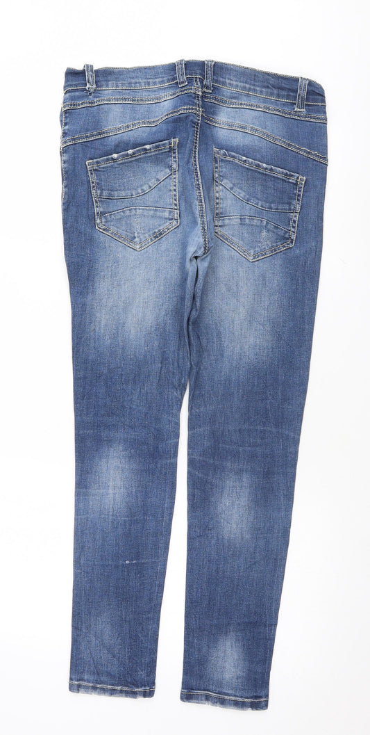 invictus Womens Blue Straight Jeans Size M L27 in