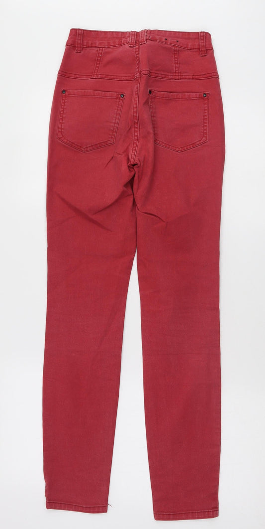 yes yes Womens Red Skinny Jeans Size 8 L29 in