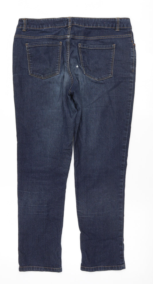yes yes Womens Blue Skinny Jeans Size 14 L27 in