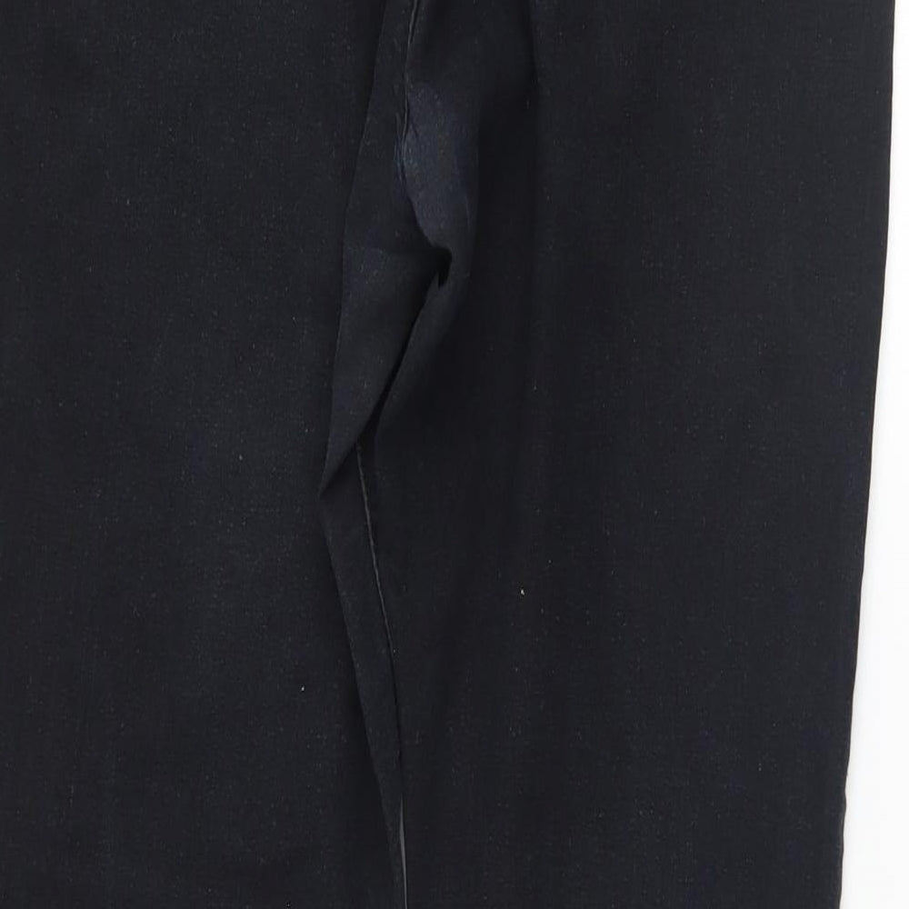 Denim & Co. Womens Black Skinny Jeans Size 14 L26 in