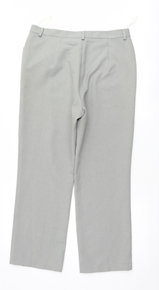 Young Classics Womens Grey Trousers Size 33 L26.5 in