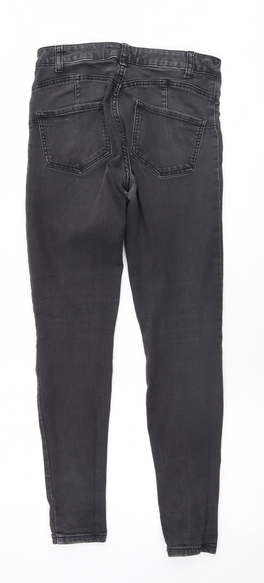 Denim & Co. Womens Black Skinny Jeans Size 10 L28.5 in