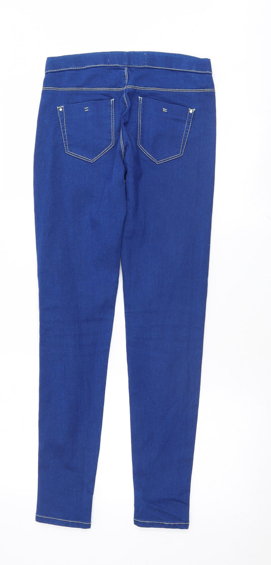 Denim & Co. Womens Blue Skinny Jeans Size 6 L29 in