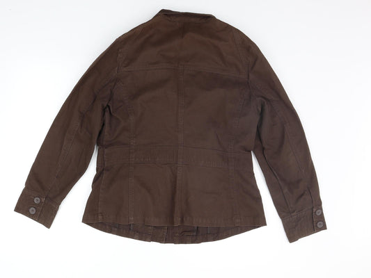 BHS Womens Brown Jacket Coat Size 14