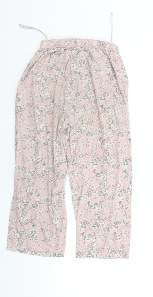 Intimo Womens Pink Floral Top Lounge Pants