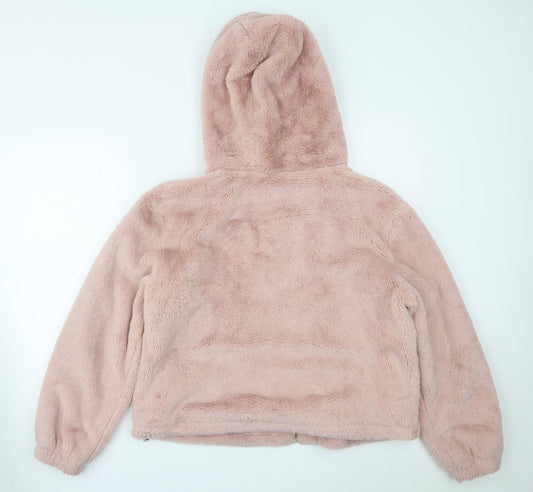Primark Womens Pink Overcoat Coat Size L