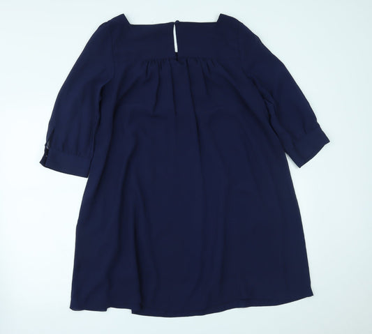 H&M Womens Blue A-Line Size 10