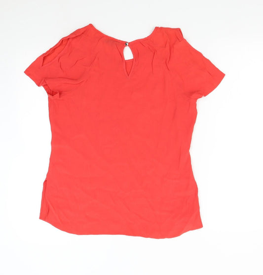 Wallis Womens Red Basic Blouse Size S
